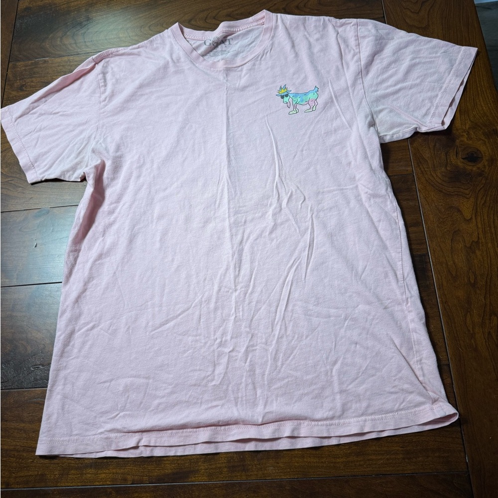 Goat USA Pink Graphic T-Shirt